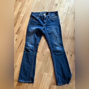 Harley-Davidson Women's Boot Cut Jeans in Dark Blue